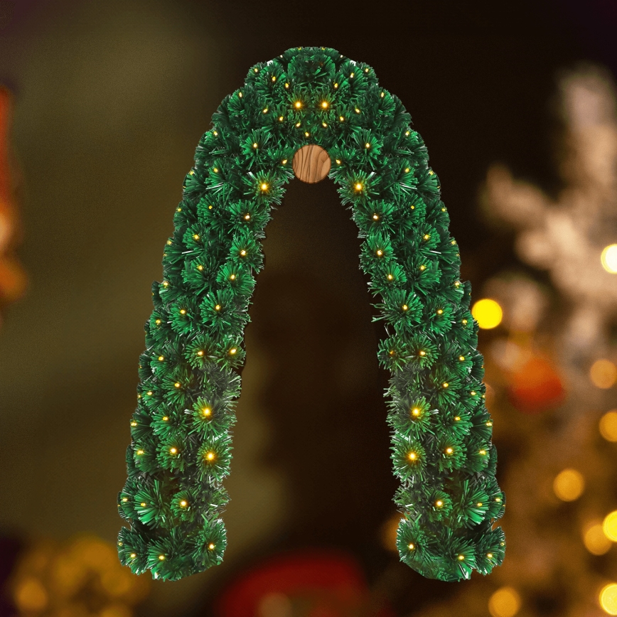 Aigostar - Decorazione natalizia LED per esterni 112xLED/3,6W/230V 2m IP44 bianco caldo