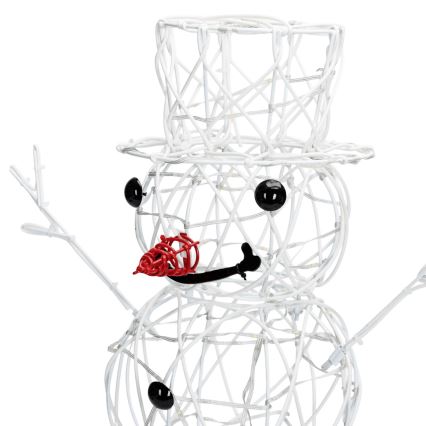 Aigostar - Decorazione natalizia LED da esterno 3,6W/31/230V 2700K 120 cm IP44 - pupazzo di neve