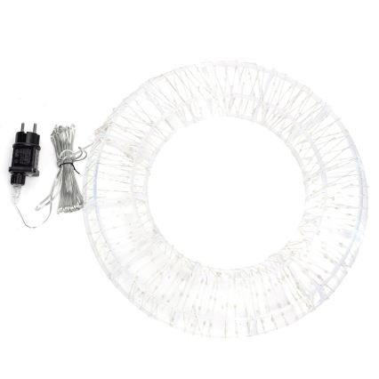 Aigostar - Decorazione natalizia da esterno a LED 540xLED/6W/230V IP44 bianco caldo 45 cm cerchio