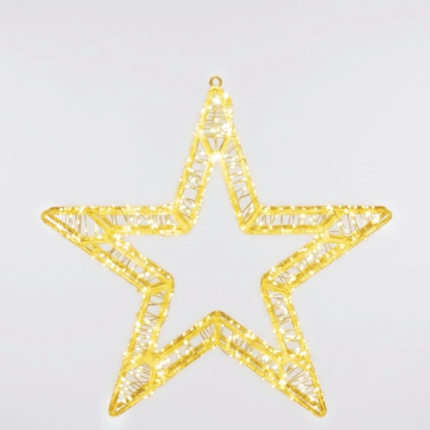 Aigostar - LED decorazione natalizia da esterno 540xLED/6W/230V IP44 bianco caldo stella 45cm