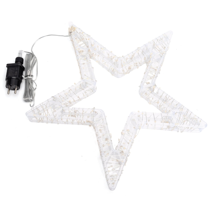 Aigostar - LED decorazione natalizia da esterno 540xLED/6W/230V IP44 bianco caldo stella 45cm