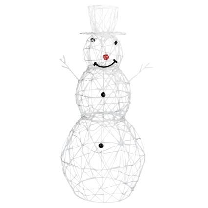 Aigostar - Decorazione natalizia LED da esterno a forma di pupazzo di neve 3,6W/31/230V 6500K 120cm IP44