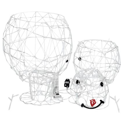 Aigostar - Decorazione natalizia LED da esterno a forma di pupazzo di neve 3,6W/31/230V 6500K 120cm IP44