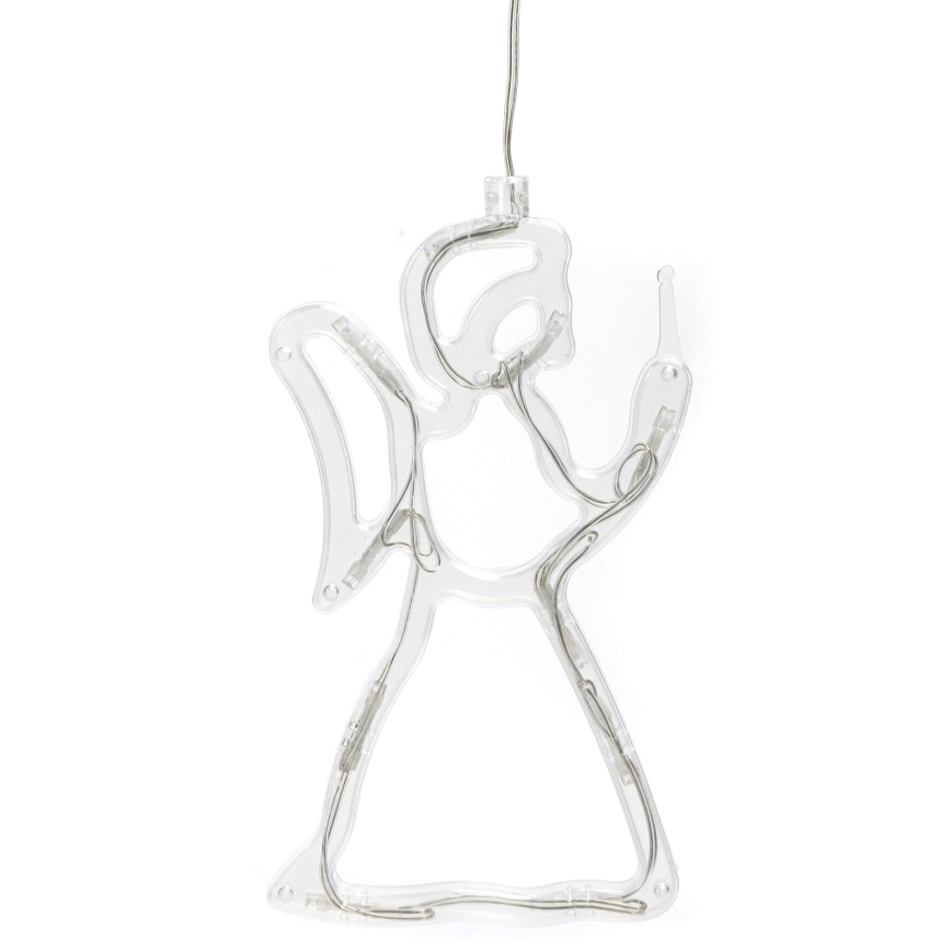Aigostar - Decorazione natalizia LED LED/3xAAA angelo 21cm