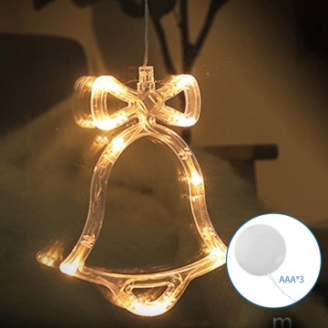 Aigostar - Decorazione natalizia LED LED/3xAAA bell 18cm