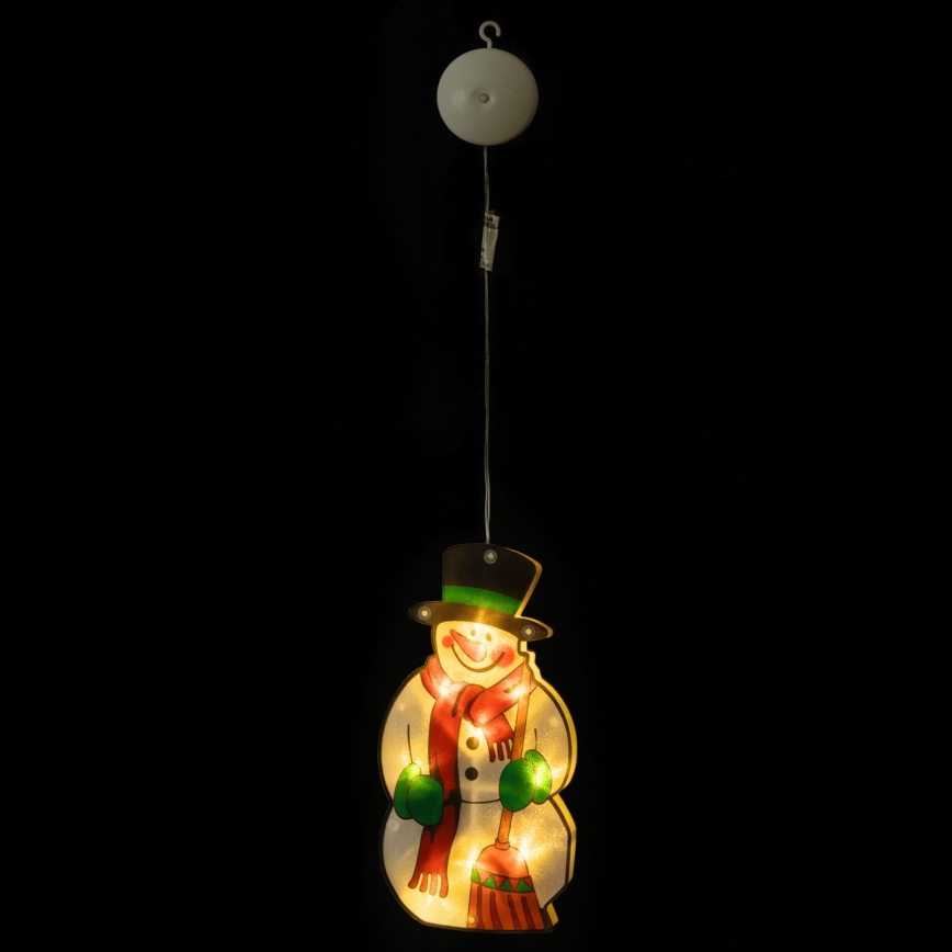 Aigostar - Decorazione natalizia LED LED/3xAAA pupazzo di neve 25cm
