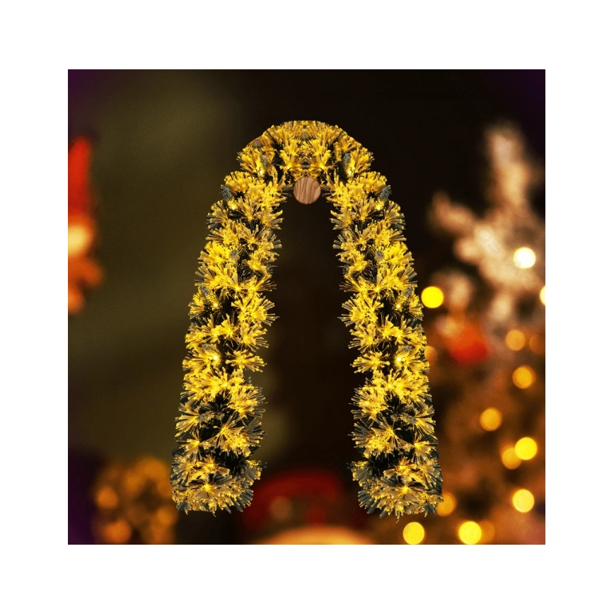 Aigostar - LED decorazione natalizia da esterno 112xLED/3,6W/230V 2m IP44 bianco caldo