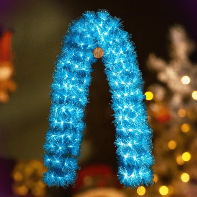 Aigostar - Decorazione natalizia LED per esterni 112xLED/3,6W/230V 2m IP44 blu