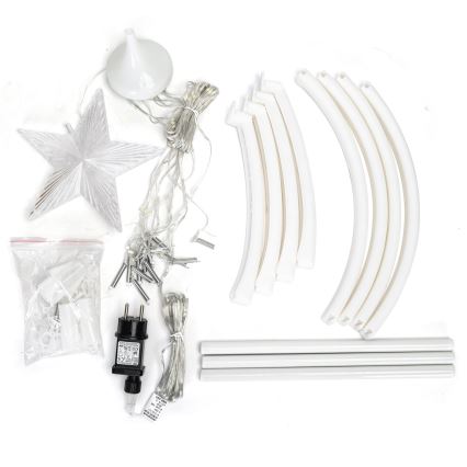 Aigostar - Decorazione natalizia LED per esterni LED/3,6W/230V 120 cm IP44 bianco freddo