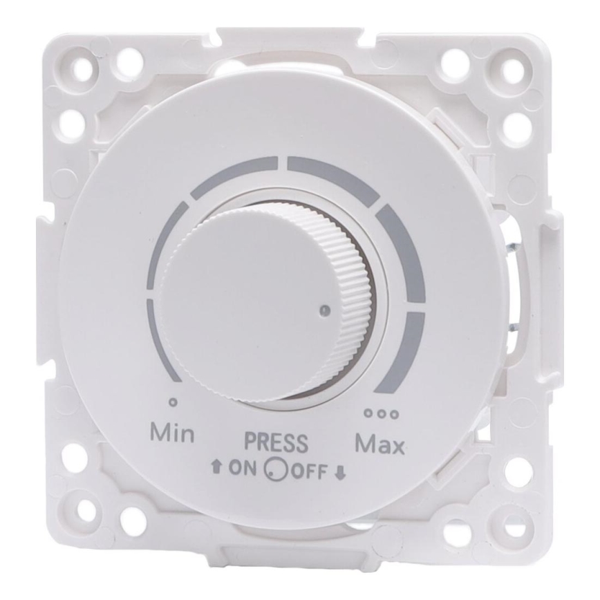 Aigostar - Dimmer a pulsante rotante 300W/230V bianco
