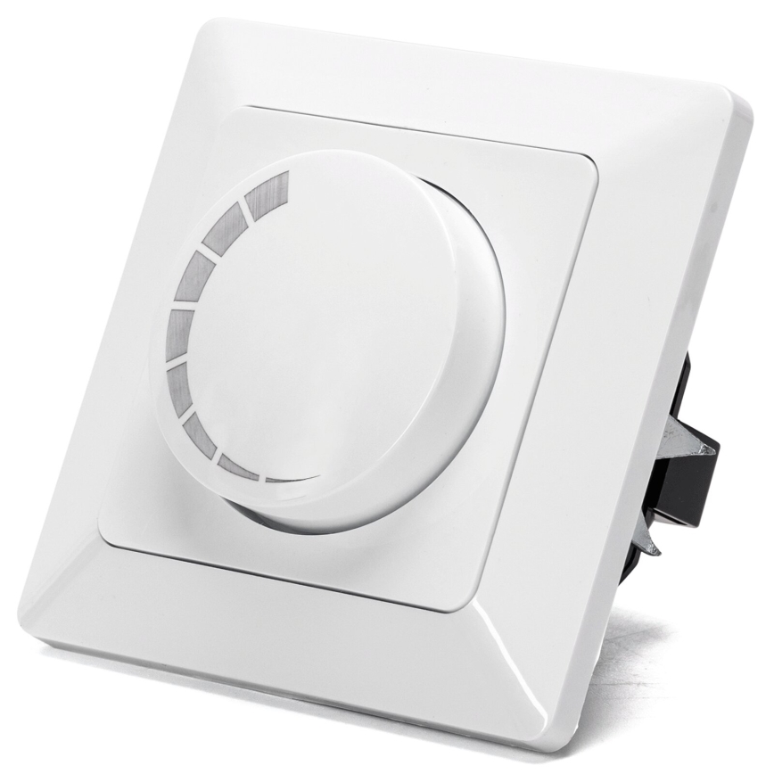 Aigostar - Dimmer rotativo 110W/230V bianco