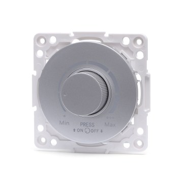 Aigostar - Dimmer rotativo 300W/230V argento