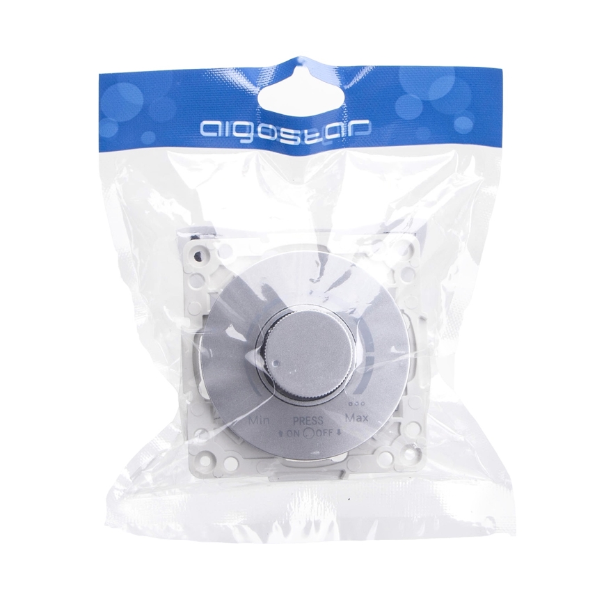 Aigostar - Dimmer rotativo 300W/230V argento