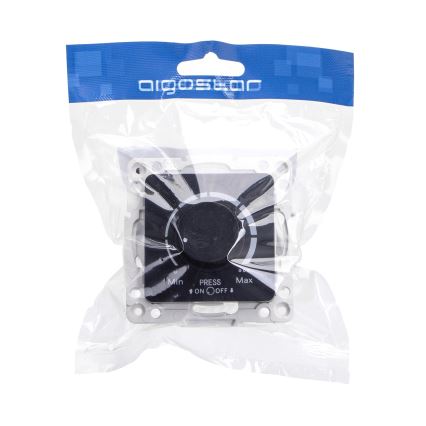 Aigostar - Dimmer senza cornice 250V/10A nero
