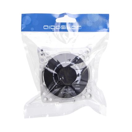 Aigostar - Dimmer senza cornice 250V/10A nero