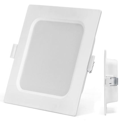 Aigostar - Faretti LED incassati LED/6W/230V 6500K 12x12 cm bianco