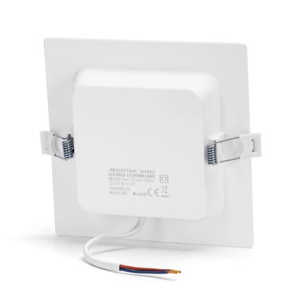Aigostar - Faretto LED da incasso 9W, 230V, 4000K, 14,5 x 14,5 cm, bianco
