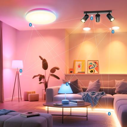 Aigostar - LED RGBW Faretto dimmerabile MESH 3xLED/4,9W/230V 2700-6500K bianco + telecomando