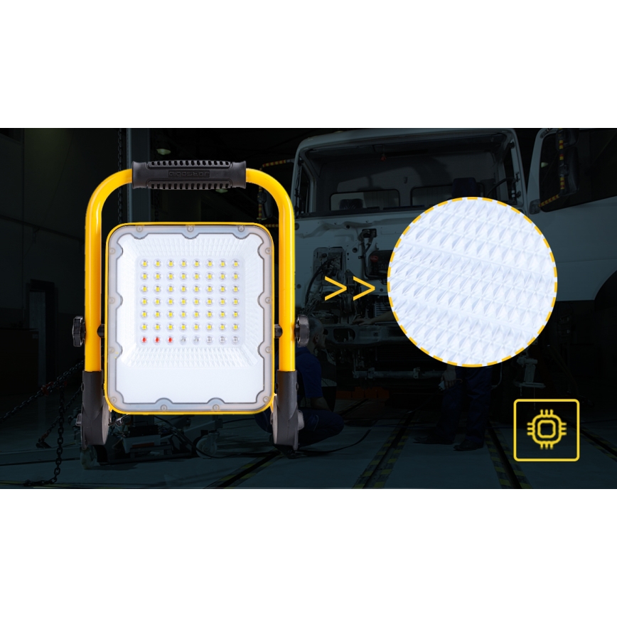 Aigostar - Faretto LED ricaricabile dimmerabile LED/50W/5V 6500K IP65