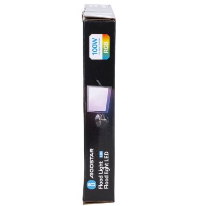 Aigostar - Proiettore LED RGB dimmerabile LED/100W/230V IP65 + telecomando