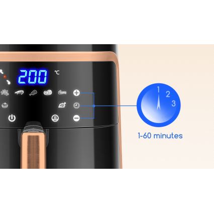 Aigostar - Friggitrice a d'aria 7l 1900W/230V