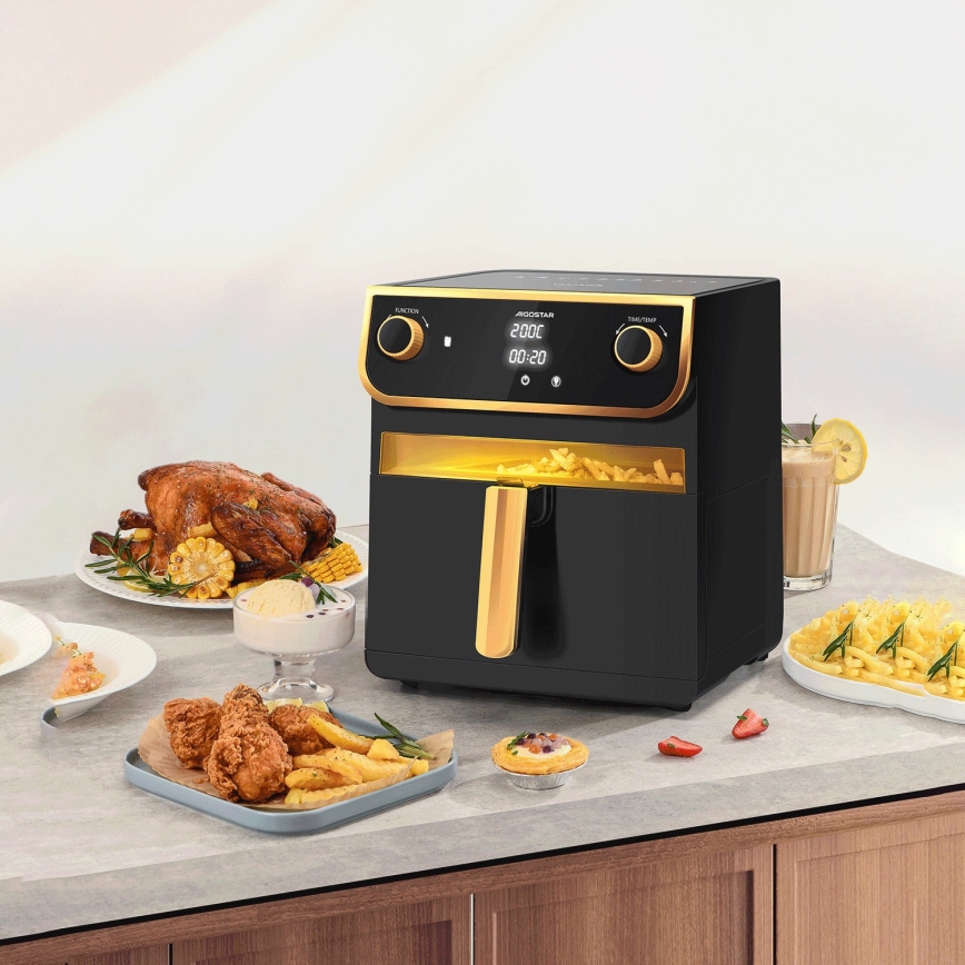 Aigostar - Friggitrice a d'aria 8l 1700W/230V