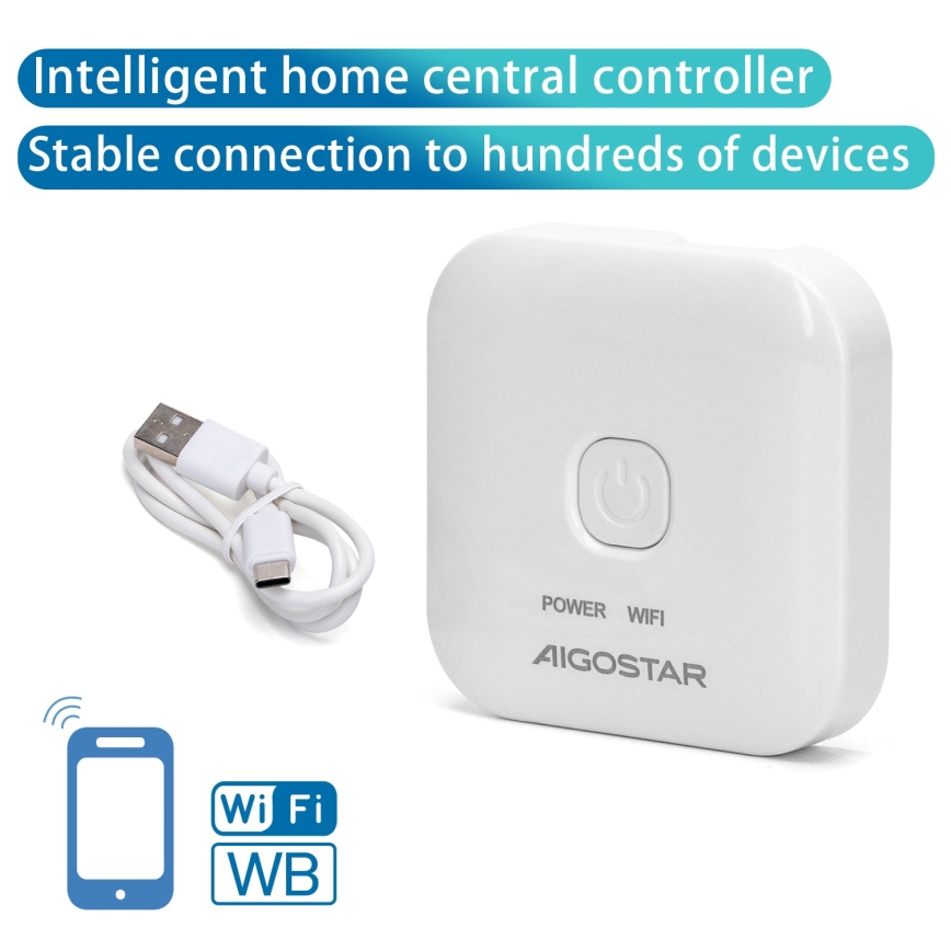 Aigostar - Gateway smart 5V Wi-Fi