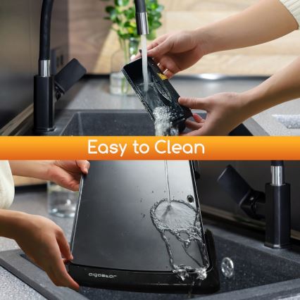 Aigostar - Griglia elettrica da tavolo 2000W/230V nero