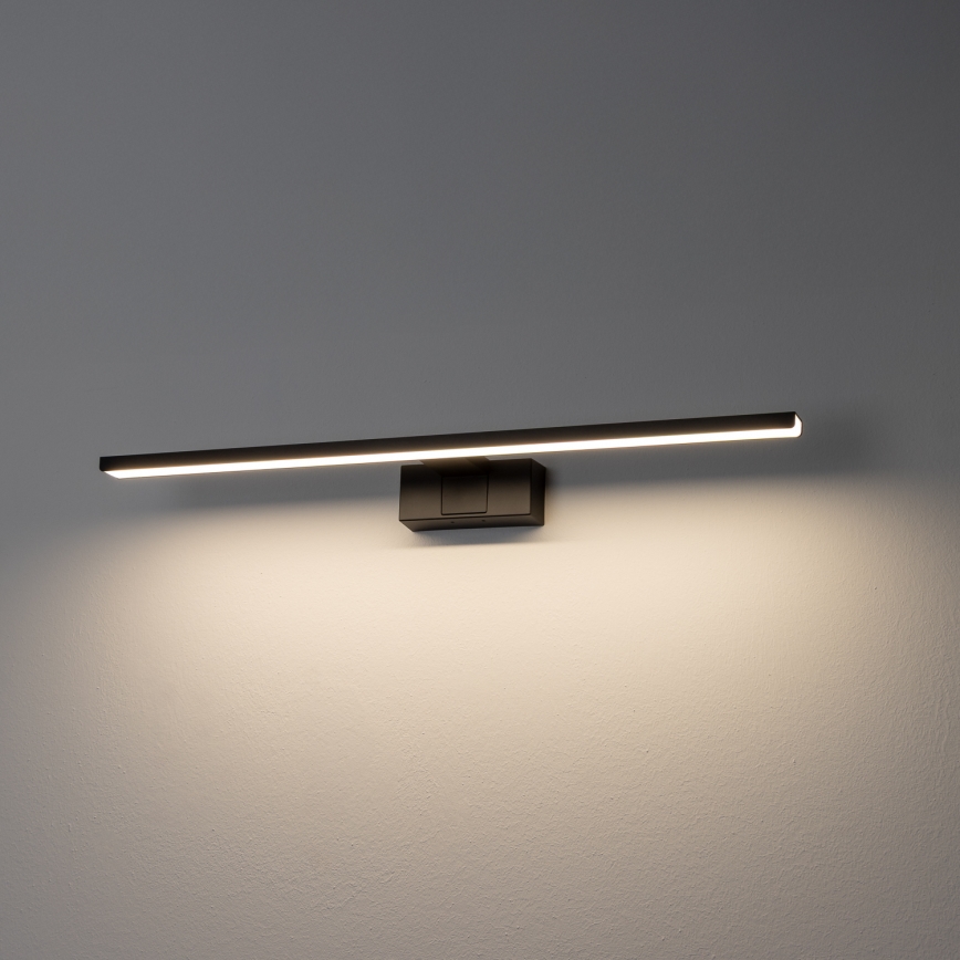 Aigostar - Illuminazione a LED per specchi da bagno LED/12W/230V 4000K 60 cm IP44 nero