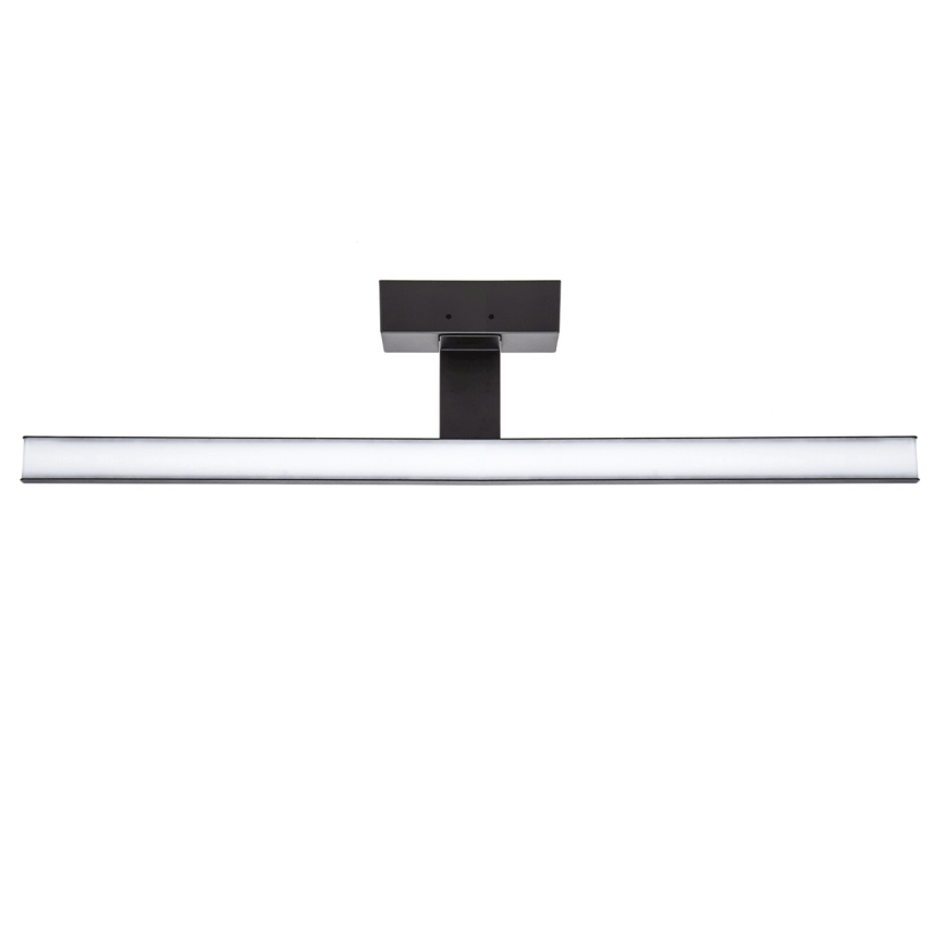 Aigostar - Illuminazione a LED per specchi da bagno LED/12W/230V 4000K 60 cm IP44 nero