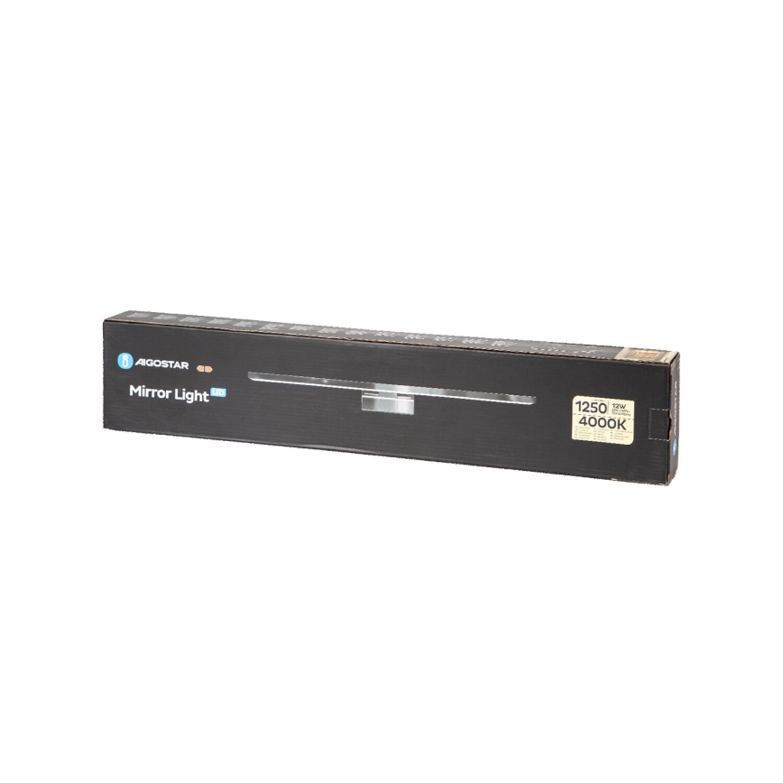 Aigostar - Illuminazione a LED per specchi da bagno LED/12W/230V 4000K 60cm IP44 alluminio