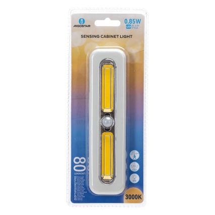 Aigostar - Illuminazione LED per armadio con sensore di movimento LED/3xAAA 3000K bianco