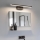 Aigostar - Illuminazione LED per specchio da bagno LED/8W/230V 4000K 40 cm IP44 nero