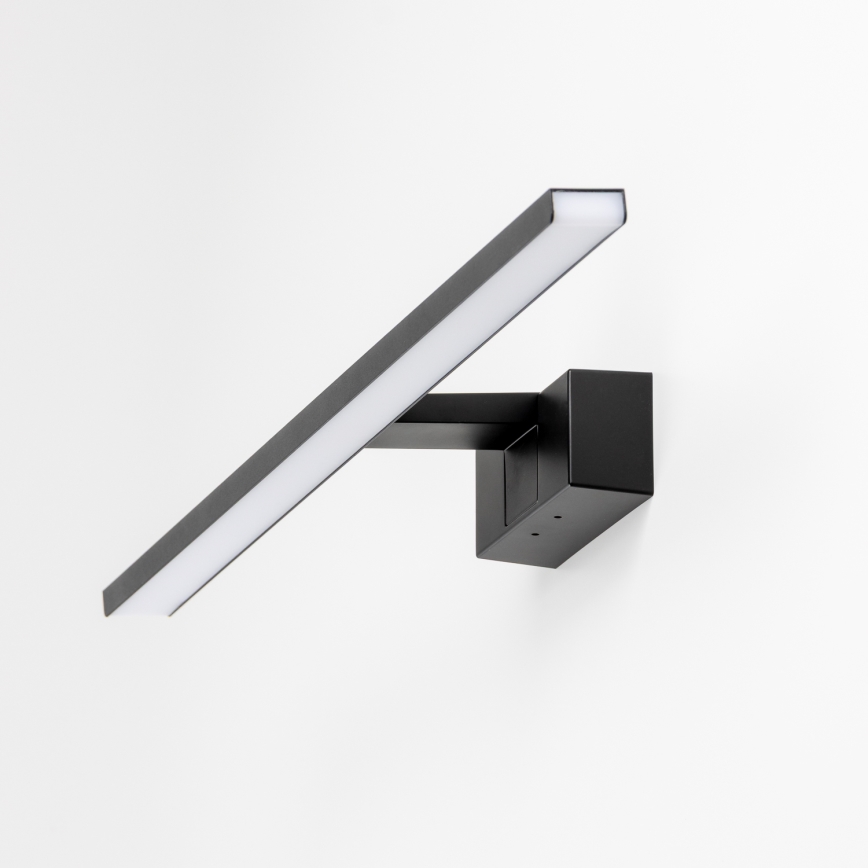 Aigostar - Illuminazione LED per specchio da bagno LED/8W/230V 4000K 40 cm IP44 nero