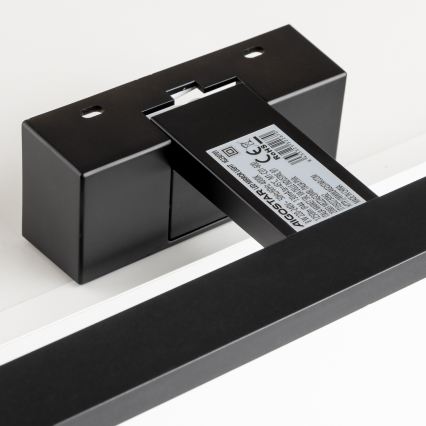 Aigostar - Illuminazione LED per specchio da bagno LED/8W/230V 4000K 40 cm IP44 nero