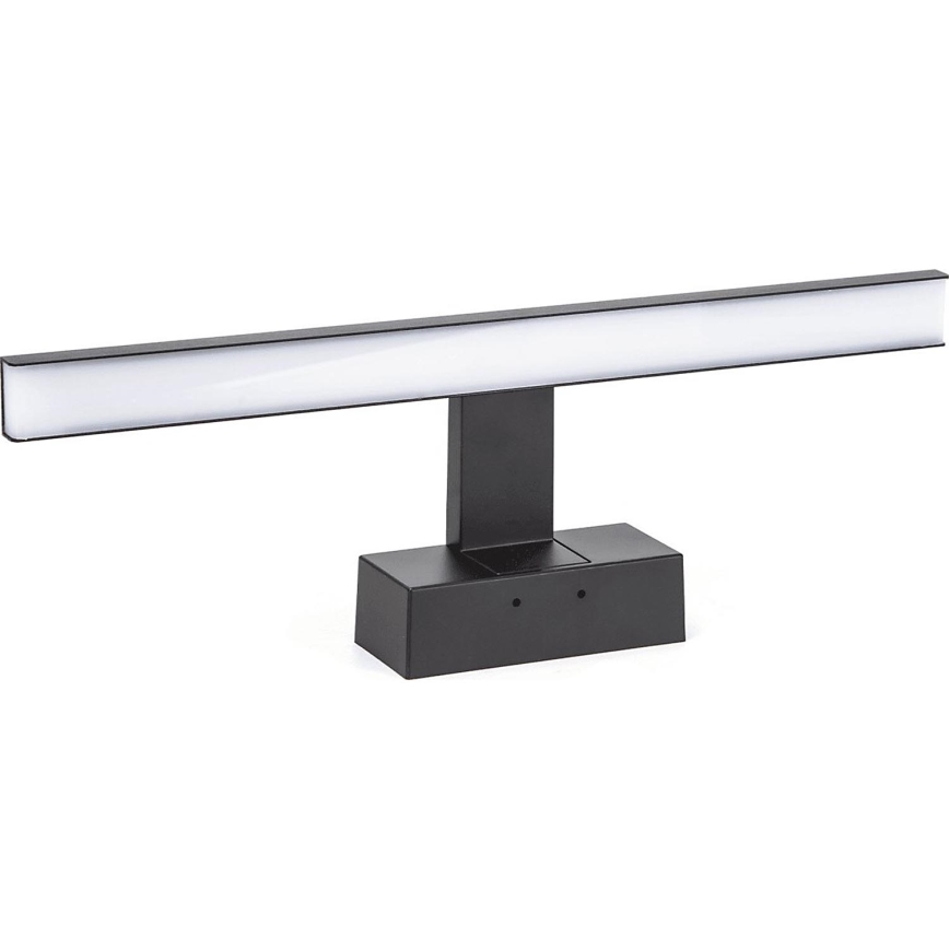 Aigostar - Illuminazione LED per specchio da bagno LED/8W/230V 4000K 40 cm IP44 nero