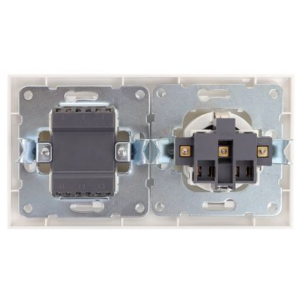 Aigostar - Interruttore di casa con presa 1x16A/250V