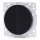 Aigostar - Interruttore doppio senza cornice n. 5 nero