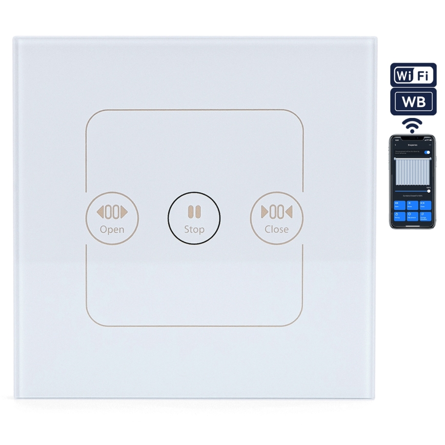 Aigostar - Interruttore intelligente per il controllo delle tapparelle 230V Wi-Fi Tuya