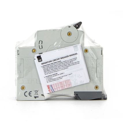 Aigostar - Interruttore magnetotermico bipolare a 2 fasi 2P-50A-C 230-400V