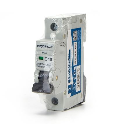 Aigostar - Interruttore magnetotermico monofase 1P-40A-C 230-400V