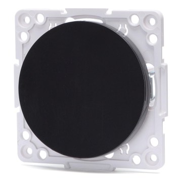 Aigostar - Interruttore semplice senza cornice n. 1, nero