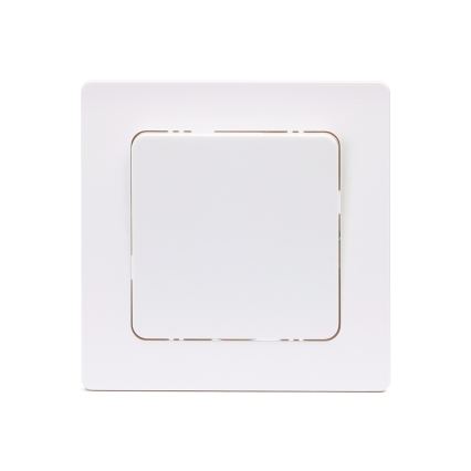 Aigostar - Interruttore singolo con cornice č. 6 bianco