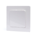 Aigostar - Interruttore singolo con cornice n. 1 bianco