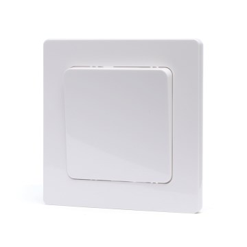 Aigostar - Interruttore singolo con cornice n. 1 bianco