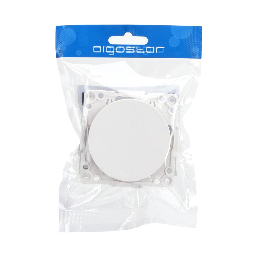 Aigostar - Interruttore singolo senza cornice n. 1 bianco