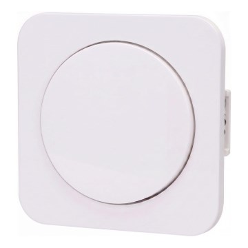 Aigostar - Interruttore unipolare con cornice n. 6, bianco