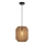 Aigostar - Lampada a sospensione con cavo 1xE27/60W/230V beige, Ø 23 cm