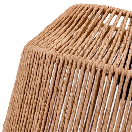 Aigostar - Lampada a sospensione con cavo 1xE27/60W/230V beige, Ø 23 cm