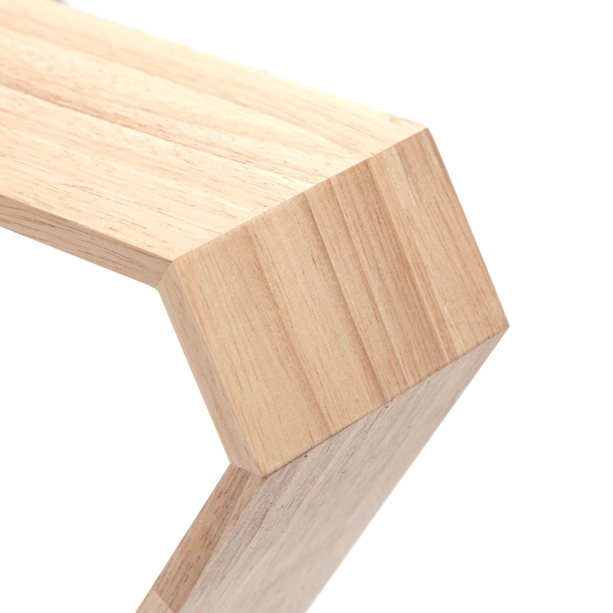 Aigostar - Lampada a sospensione in legno su cavo 1xE27/60W/230V pino